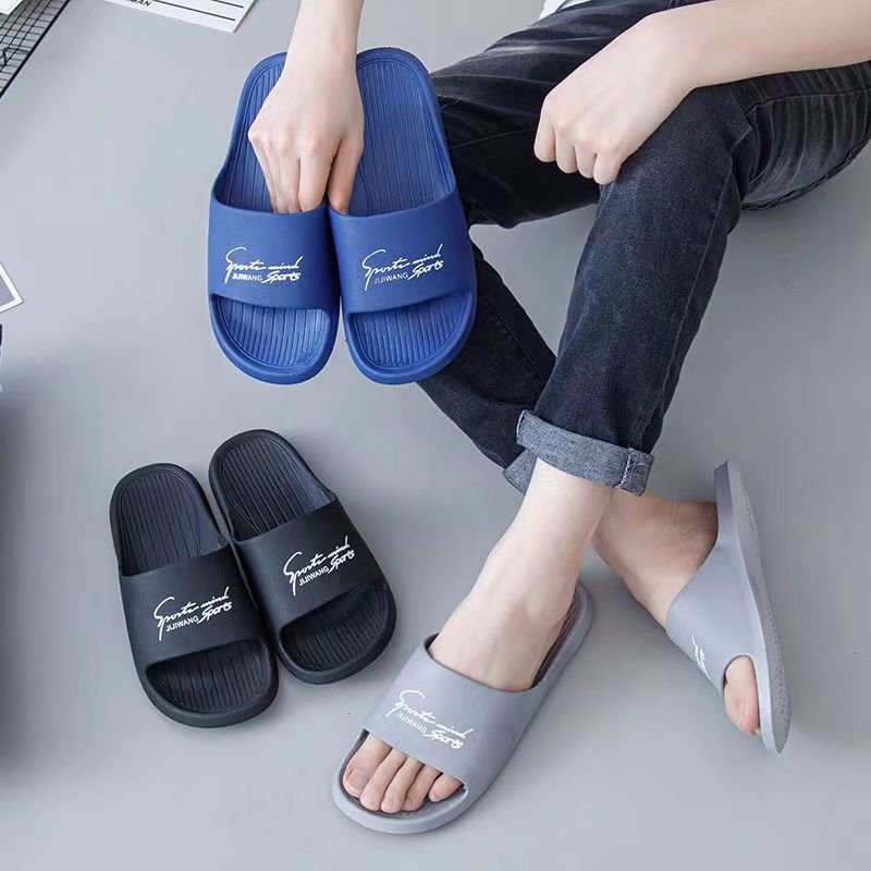 Summer Casual Men's Slippers Slides EVA Beach Slides Outdoor Unisex Thick Sole Bottom Platform Open Toe Sandals