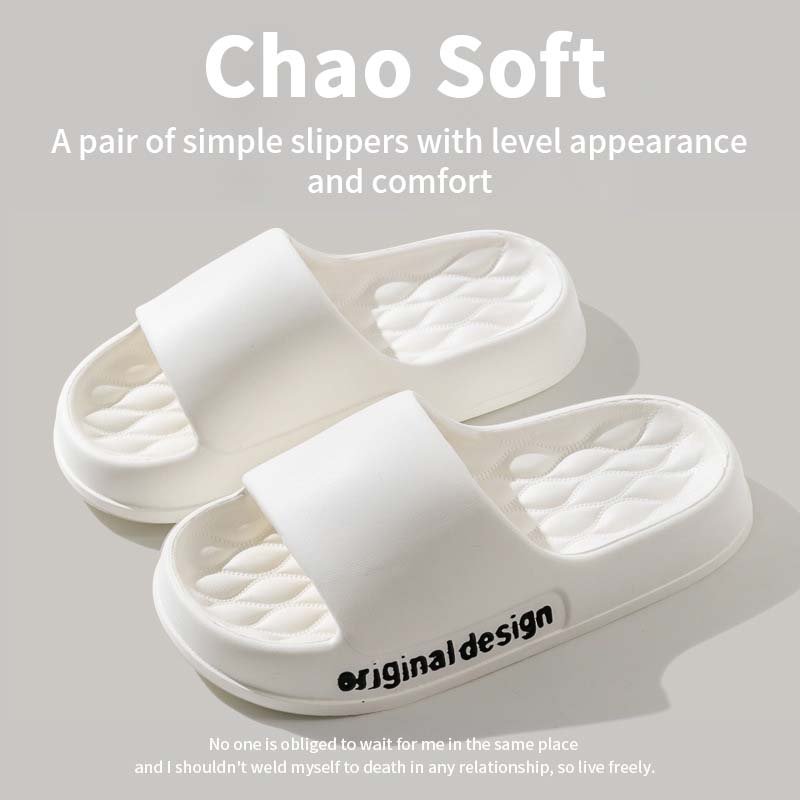 2024 Hot Sell Eva Platform Unisex Slippers Anti-slip Pillow Slippers for Women and Men