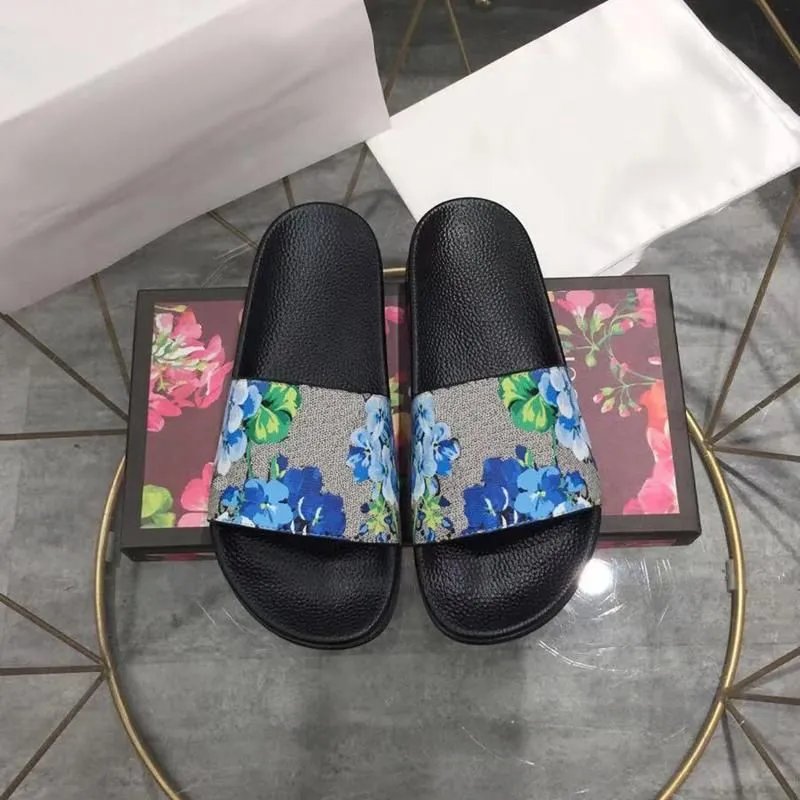 Designer Shoes Men Slippers Sandals Classic Flat Slides Platform Rubber Slipper Animal Letter Graphic Printing