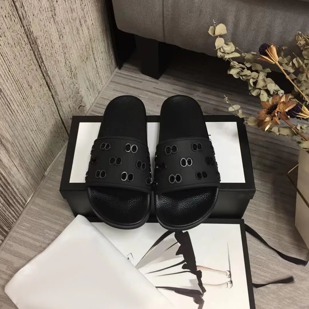 Designer Shoes Men Slippers Sandals Classic Flat Slides Platform Rubber Slipper Animal Letter Graphic Printing