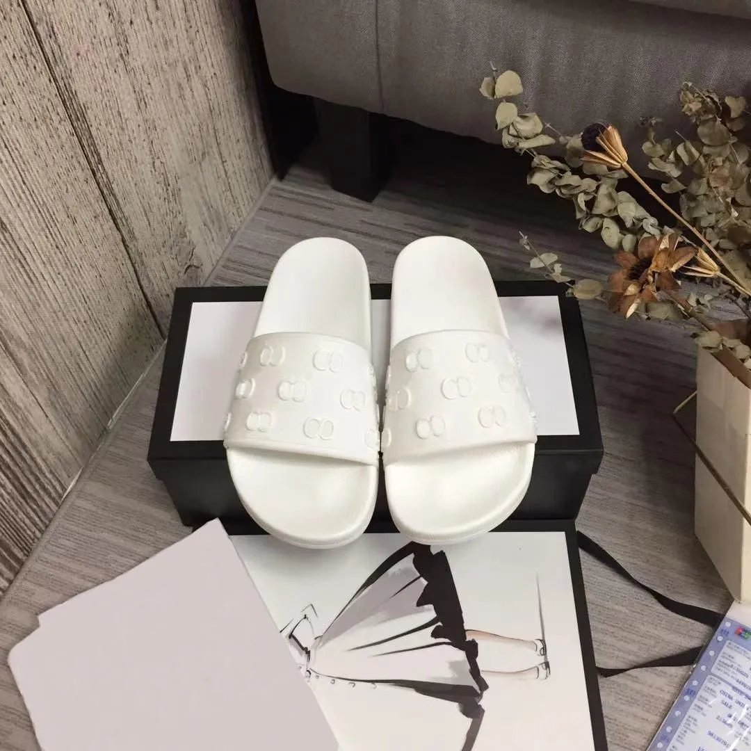 Designer Shoes Men Slippers Sandals Classic Flat Slides Platform Rubber Slipper Animal Letter Graphic Printing