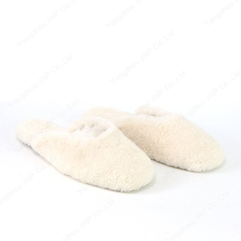 Factory Cozy Fluffy Soft Mules Plush Lamb Fur House Sheepskin Indoor Shearling Slides Slippers for Winter