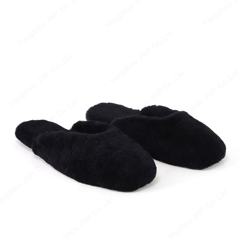Factory Cozy Fluffy Soft Mules Plush Lamb Fur House Sheepskin Indoor Shearling Slides Slippers for Winter