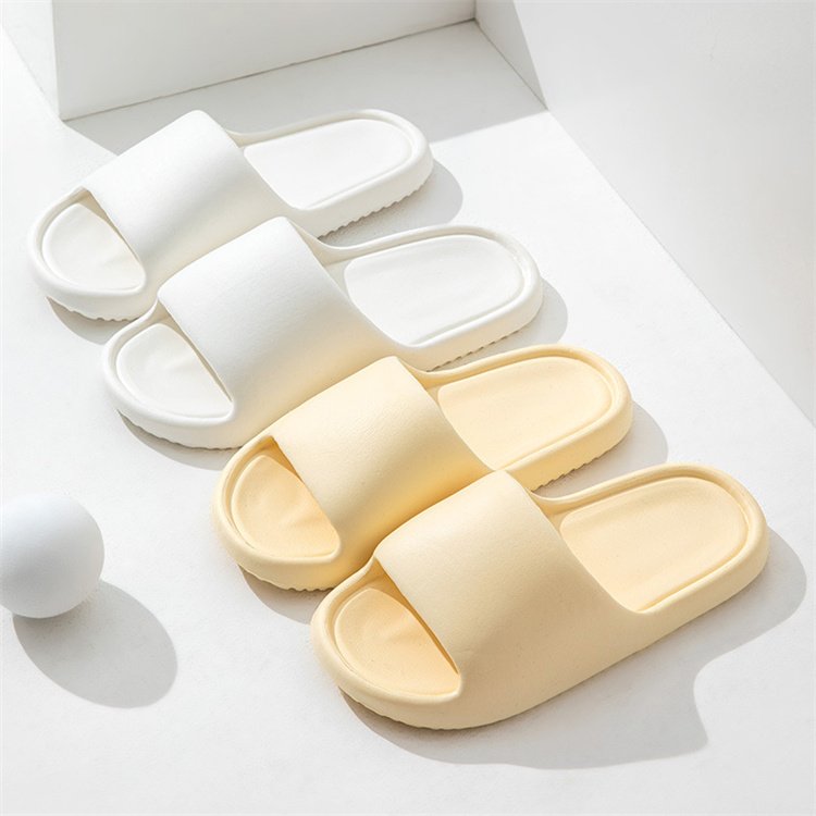 Cheap wholesale Thick bottom casual eva slippers outdoor sandals beach candy color slides flat shoes eva slippers for women