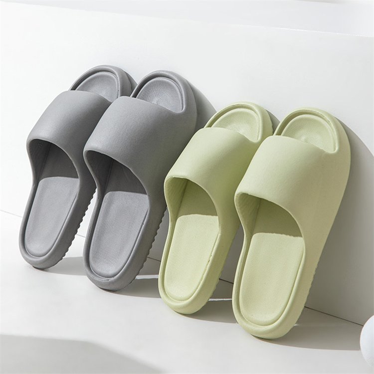 Cheap wholesale Thick bottom casual eva slippers outdoor sandals beach candy color slides flat shoes eva slippers for women