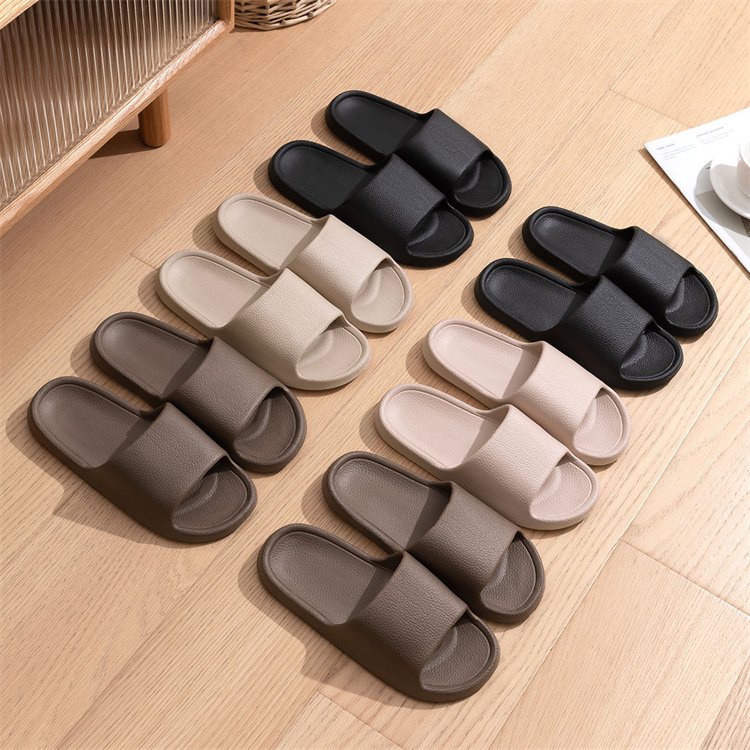 Cheap wholesale Thick bottom casual eva slippers outdoor sandals beach candy color slides flat shoes eva slippers for women