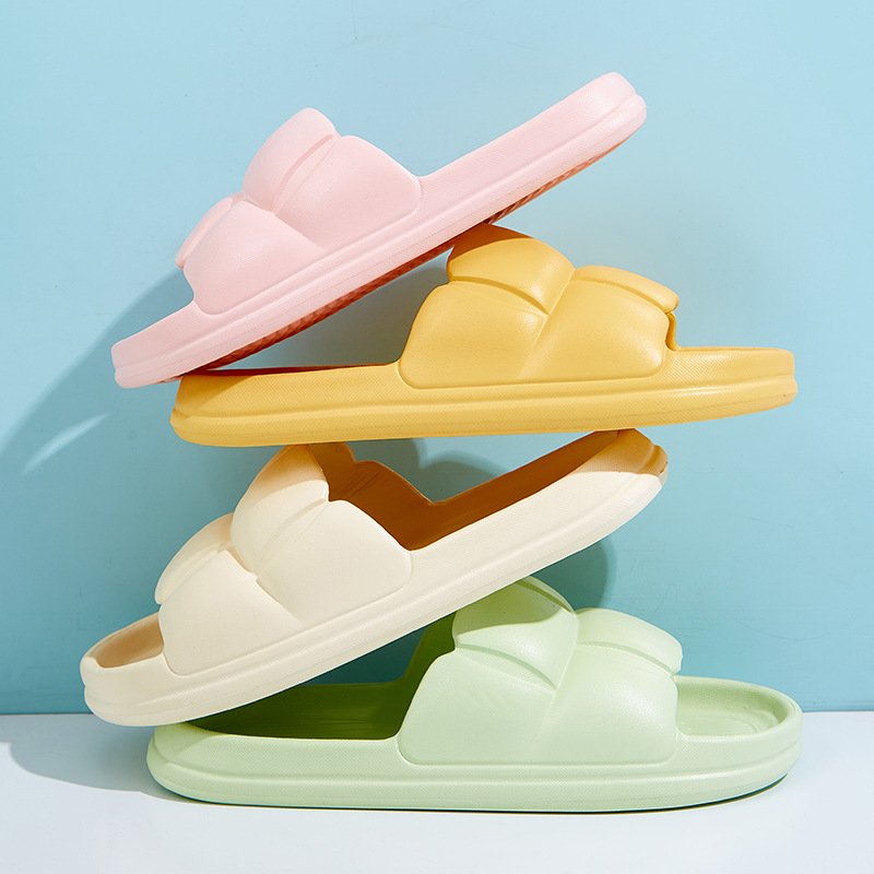 SL0115 cheap price custom female outdoor soft EVA beach slides indoor ladies household slides slipper for ladies and girls