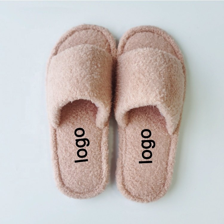 High Quality Cream Color Winter Bedroom Slippers for Ladies and Girls Soft Sole New Arrival Indoor House Slide Footwear