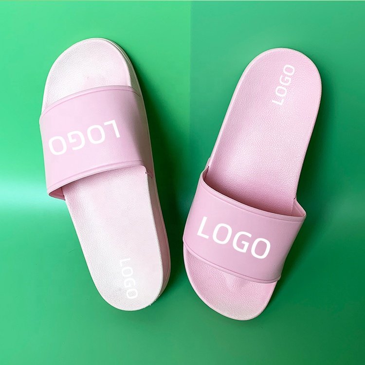 2024 France Popular Hot-selling New Summer Comfortable Open Toe Non-slip PVC Slides Slippers Custom Logo for Female