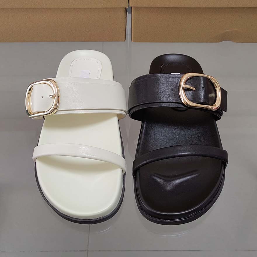 Large Size 42 Famous ZA Shoes 2024 Summer Outdoor Thick Bottom Slippers for Women Designer Beach Slides Slippers