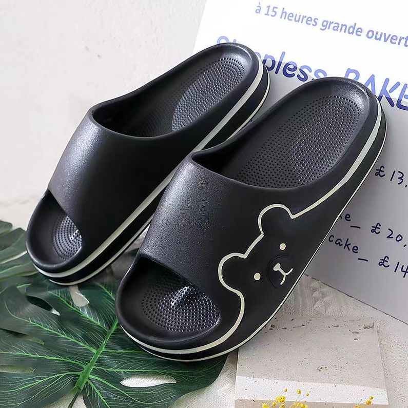 Wholesale 2023 Slides Slippers Cartoon Bear Unisex Home Summer for Women terlik flipflops designer slides slippers