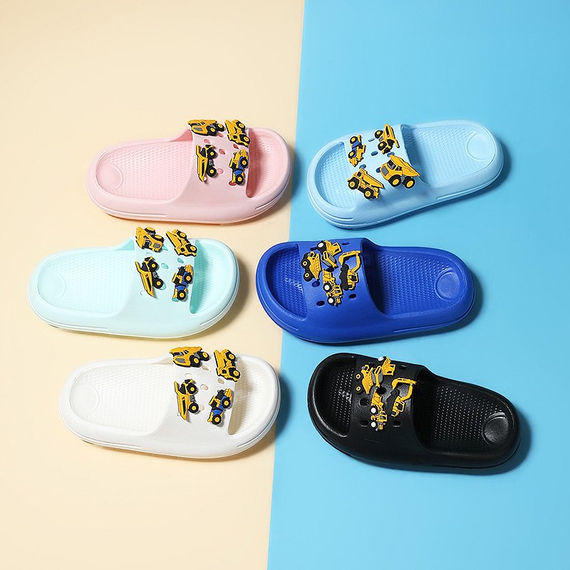 Lightweight Cozy for Family Bonding at Home Cute Parent Child Matching Slides Slippers