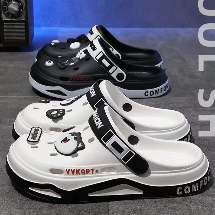 Summer EVA Upper Sliders Crocks for Men Slippers Unisex Clogs Hole Shoes Clogs Design Breathable Comfort Sandals