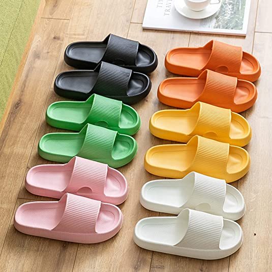 2024 Summer Quick Drying Bathroom Hotel Home Woman Female Soft Sole Slide EVA Sandals House Ladies Slippers