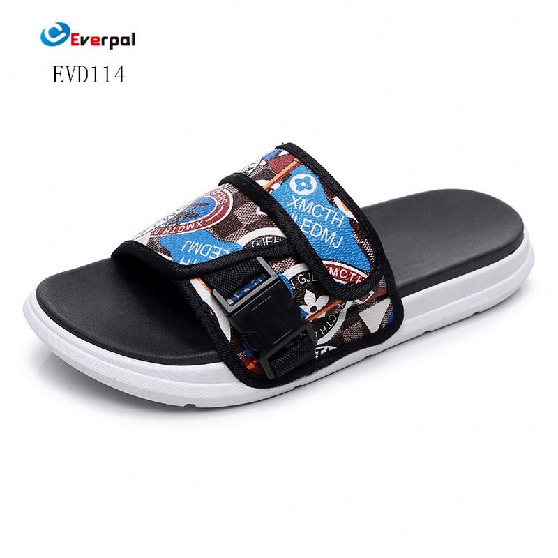 Comfortable Multiple Colors Custom Logo Rubber Slippers Slides Sandals