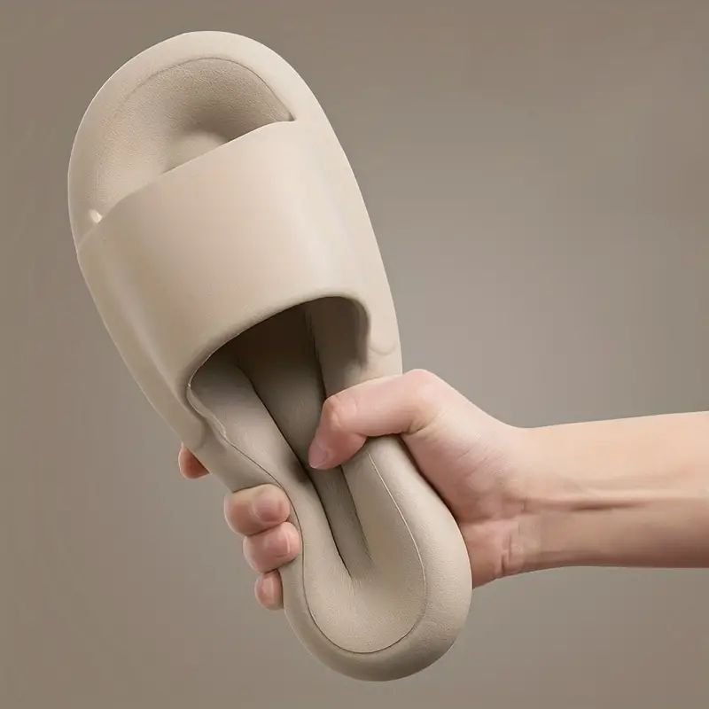Men's Essential Slide Slippers Anti-Slip and Recyclable EVA Thick PVC Upper Platform for Beach outdoor and Indoor Use for Summer