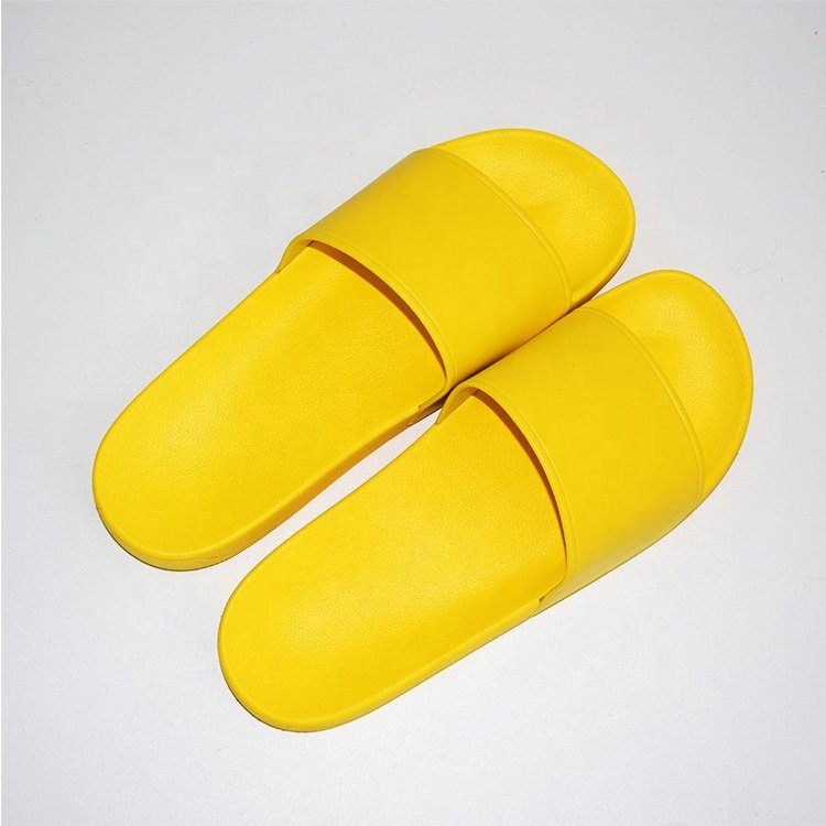 slippers manufacturer black PVC flat soft comfy slide, multi colors custom logo man shoes, customized sandals for men women