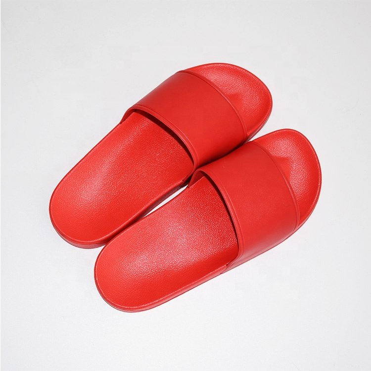 slippers manufacturer black PVC flat soft comfy slide, multi colors custom logo man shoes, customized sandals for men women