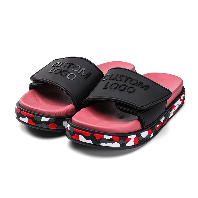 2024 New Customization Fashion Slides Slippers Designer Trendy Sliders Sandal Men Logo Custom Soft Pu Slippers For Man