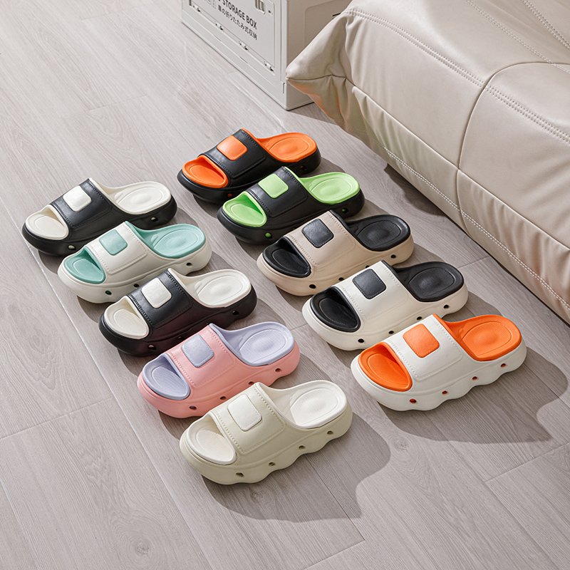 Brand Logo Custom Summer Men Casual Home EVA Soft Slippers Plus Size US 14 15 EU 48 49 Fashion Outdoor Beach Flat Foam Slides