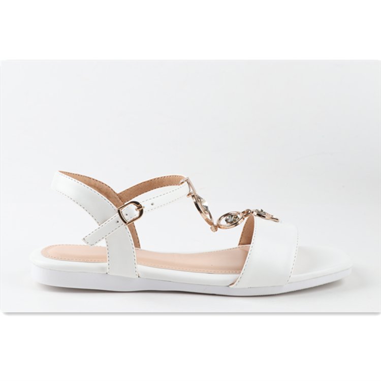 Designer Sandals New Design Summer Women's Flat Slippers Ladies Sandals Outdoor Designer Slides Female Sandals Light Pearl PVC
