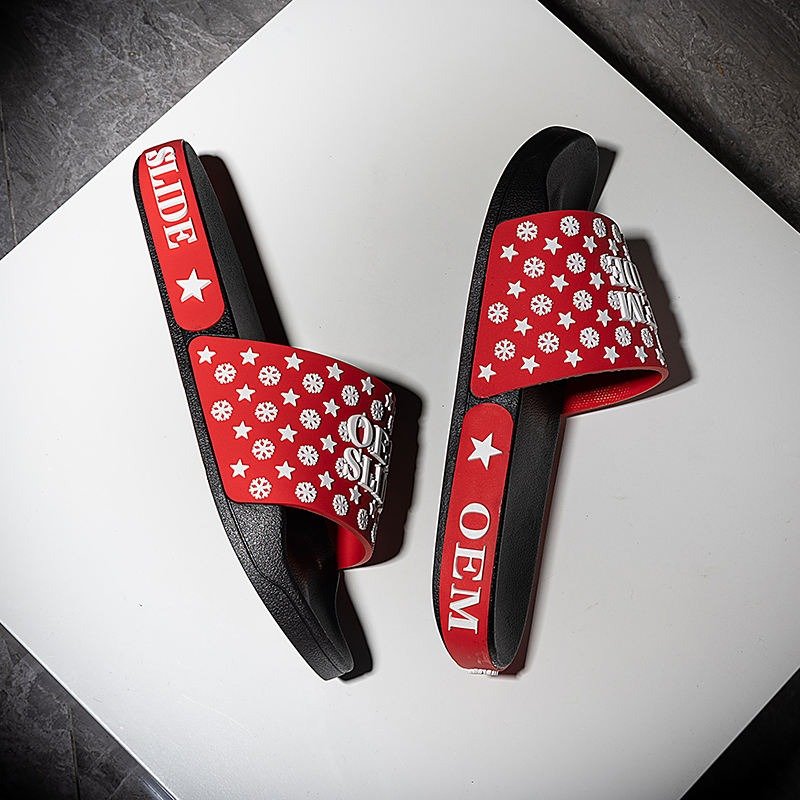 L&J Shoe Men Slides Designer Custom Print With Logo Slide Slippers For Sublimation Men Designer Plain Slides Sandals