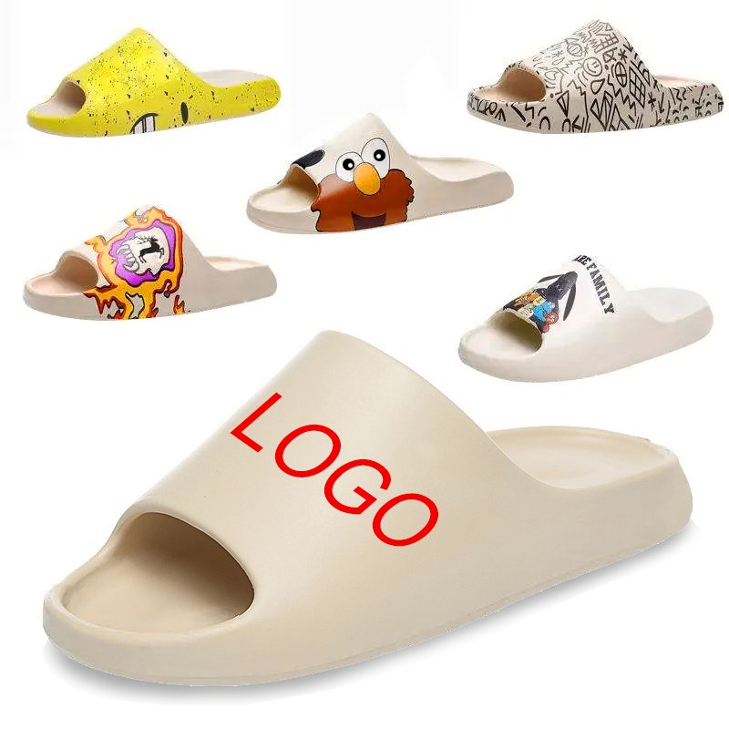 Custom Logo Original High Quality Slides Slipper Brand Cloud Footwear Shoes Original Slides for Women Men