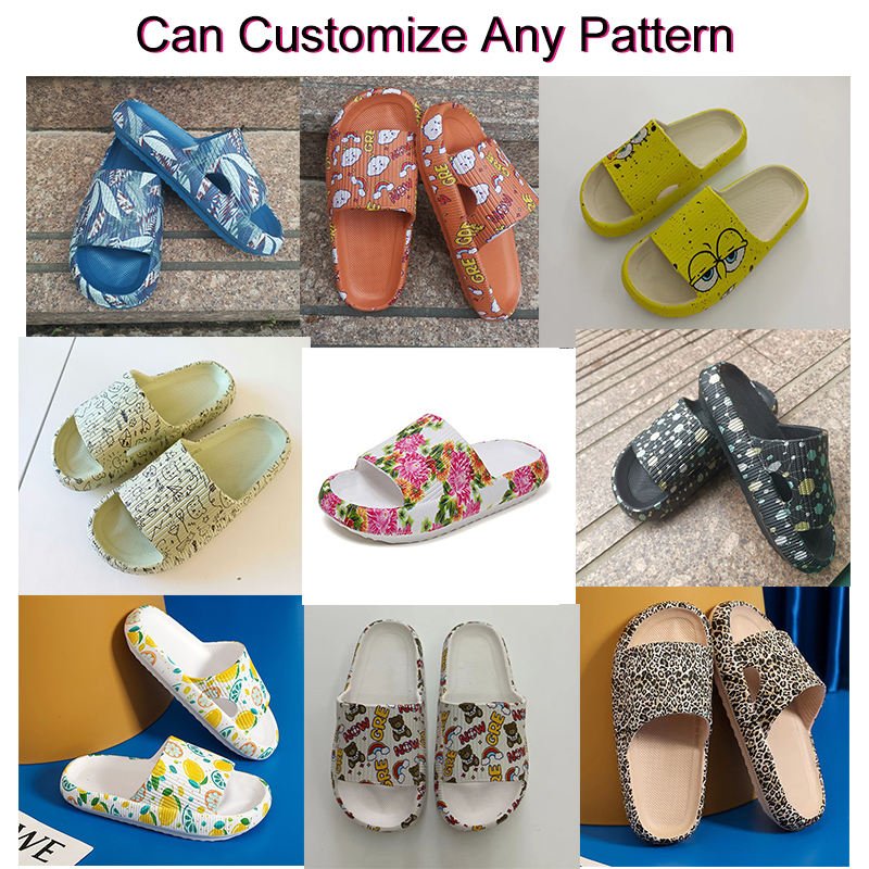 Custom Logo New EVA Unisex Men Women Shoes Outdoor Flat Beach Ladies Slides Slippers Sandals