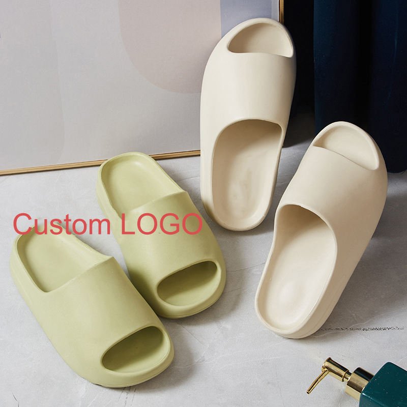 Custom Logo New EVA Unisex Men Women Shoes Outdoor Flat Beach Ladies Slides Slippers Sandals