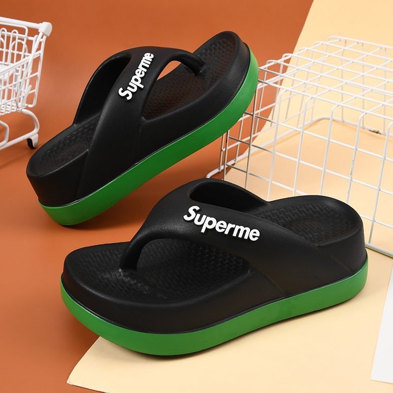 Fashion Women Wedges Slippers With High Heel Ladies Slides Slipper House Slippers With Heel For Female Summer Flip Flop