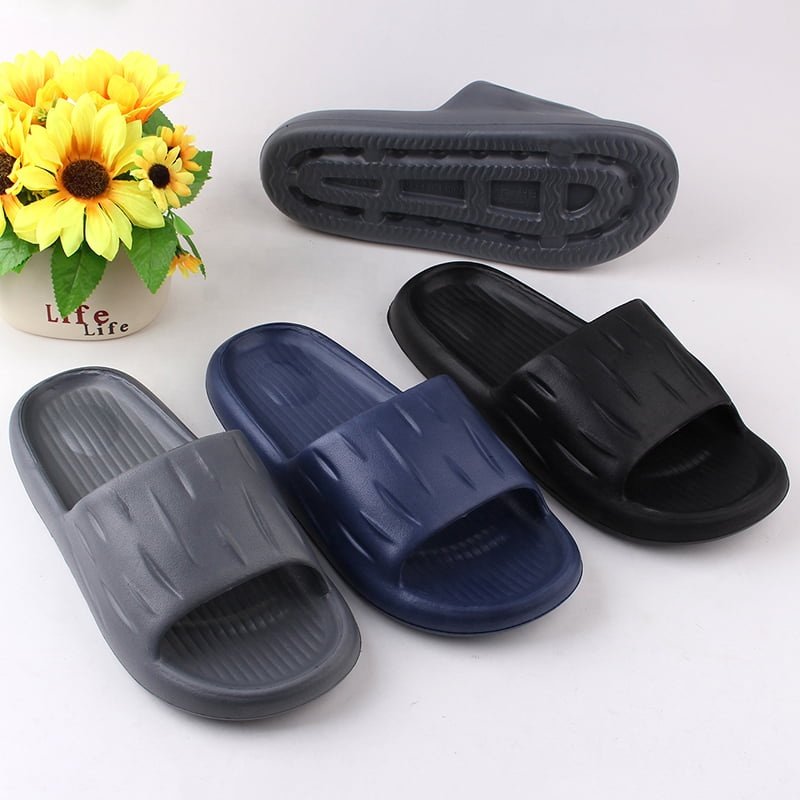 Factory Price Support Custom Logo Super Soft Thick Sole Comfortable Slides Bathroom Sandals Home Women Slides Slippers For Men