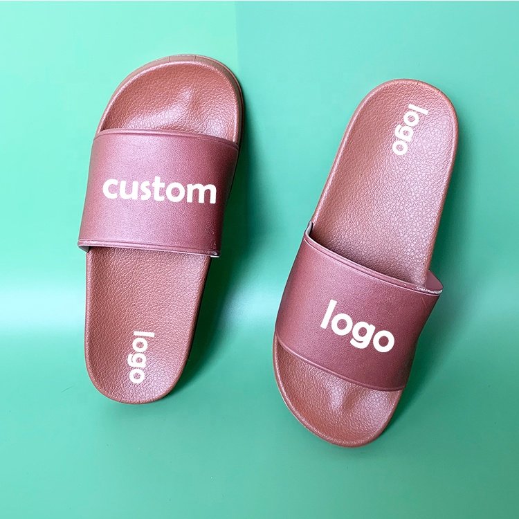 2024 Fashion Designer Summer Indoor Slides Slippers Flat Sole Open Toe Sandals Men Shoes Custom Logo PVC Sliders for Men