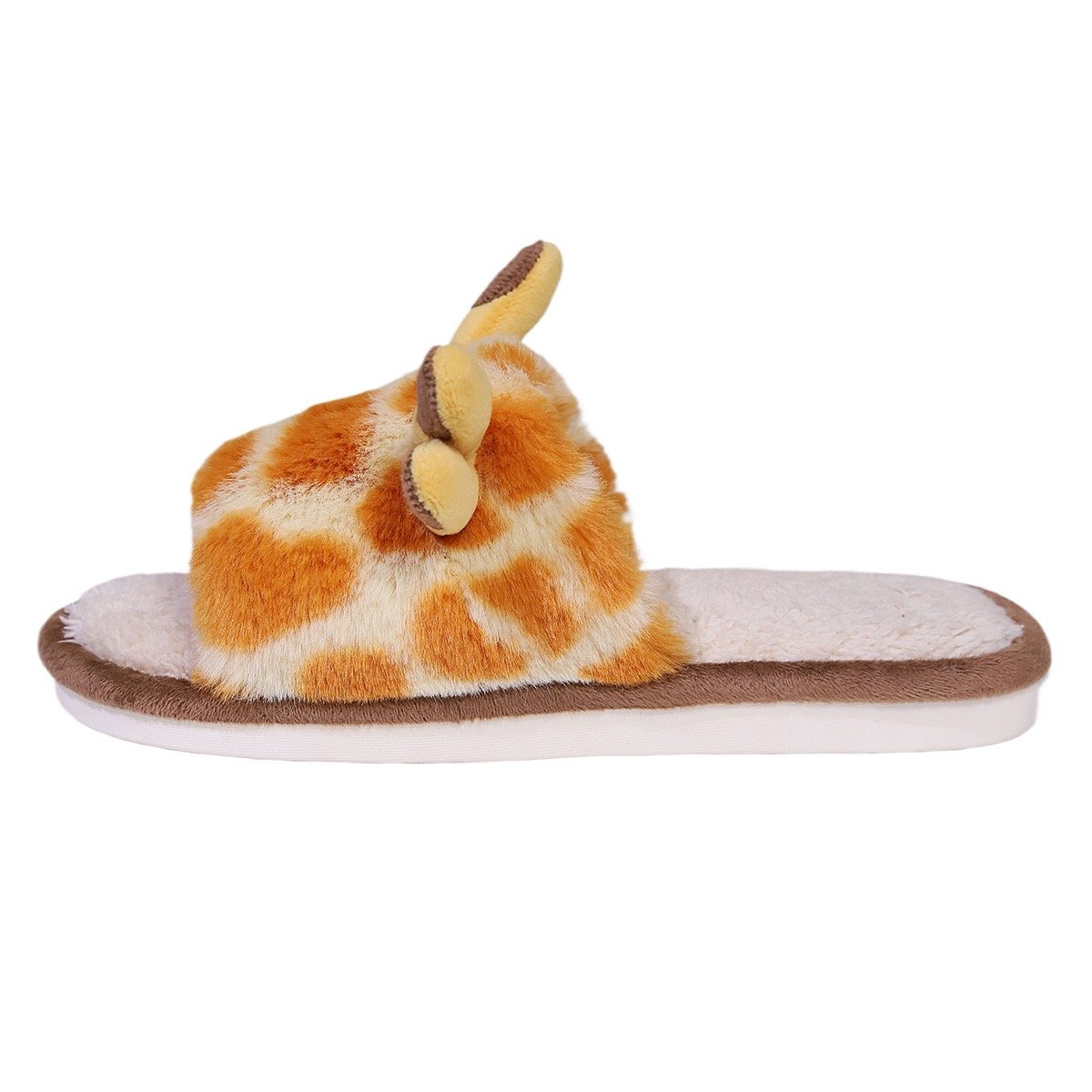 Coral Fleece Slides Slippers Flats Fluffy Home Slides Shoes Women Slides Slippers In Stock