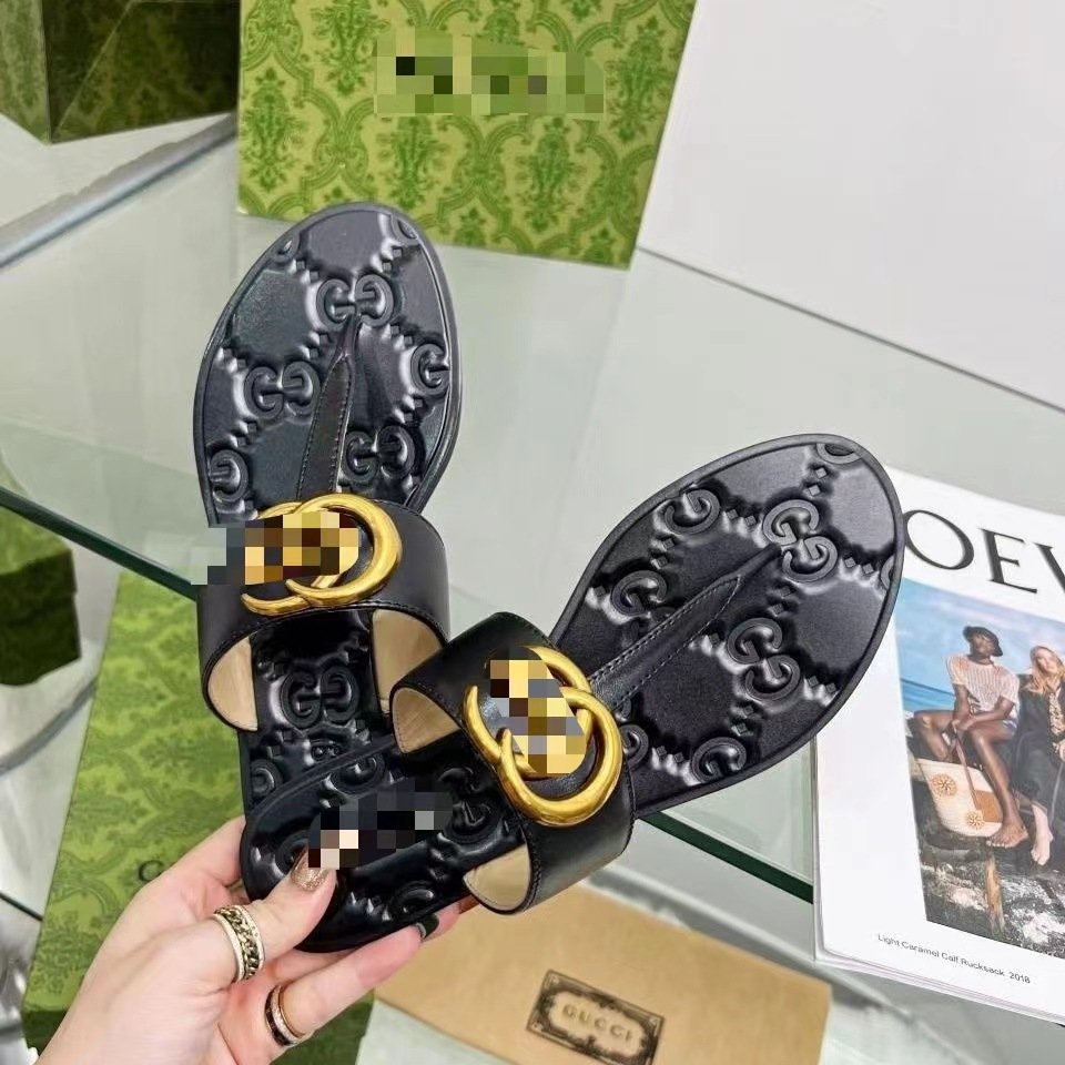 High Quality Luxury Summer Designer Slide Sandals for Ladies Anti-Slippery Lightweight Slippers for Women for Autumn Outdoors