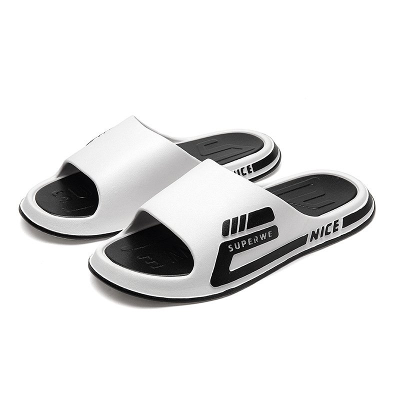 Latest fashion non-slip bathroom home summer slides slippers men beach slipper