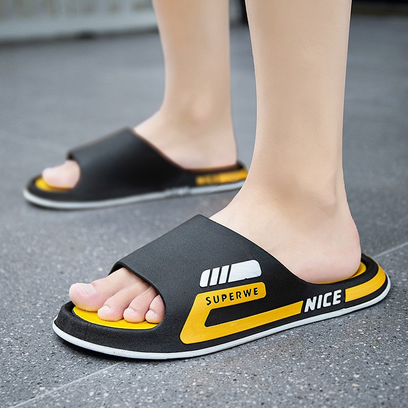 Latest fashion non-slip bathroom home summer slides slippers men beach slipper