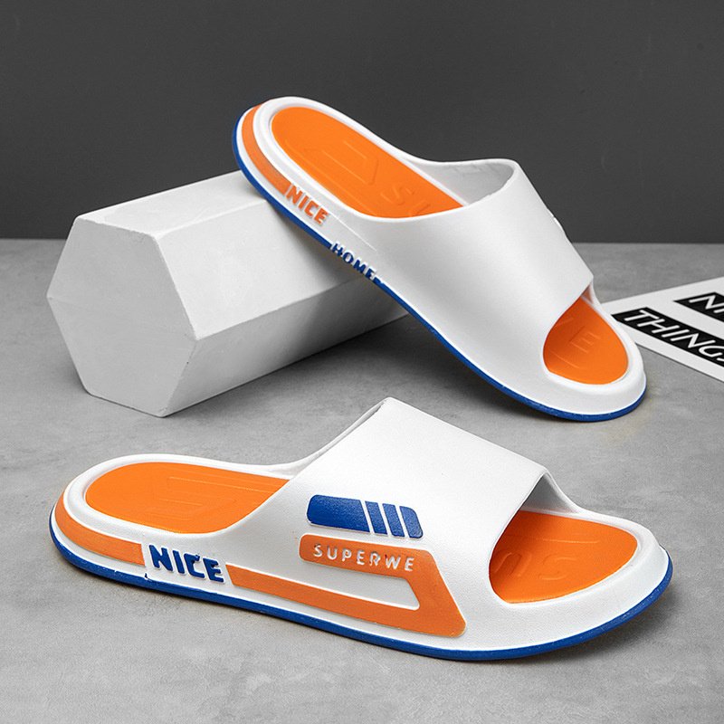 Latest fashion non-slip bathroom home summer slides slippers men beach slipper