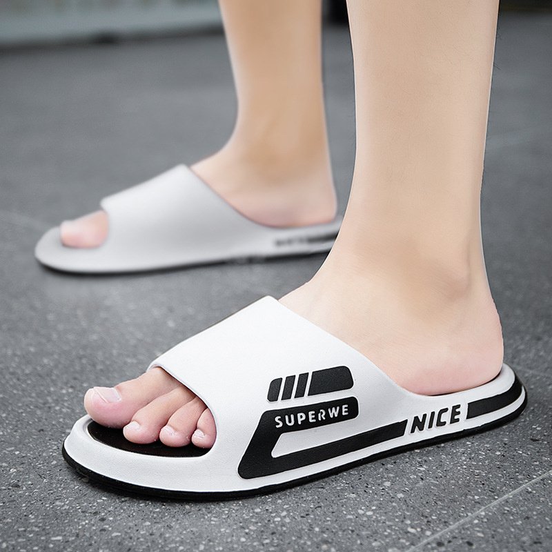 Latest fashion non-slip bathroom home summer slides slippers men beach slipper