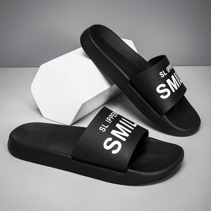 Hot Sale Summer Lightweight Men's Slides Slippers Quick-Drying Soft Anti-Slippery Home Sandals Fashion Style Insole Beach