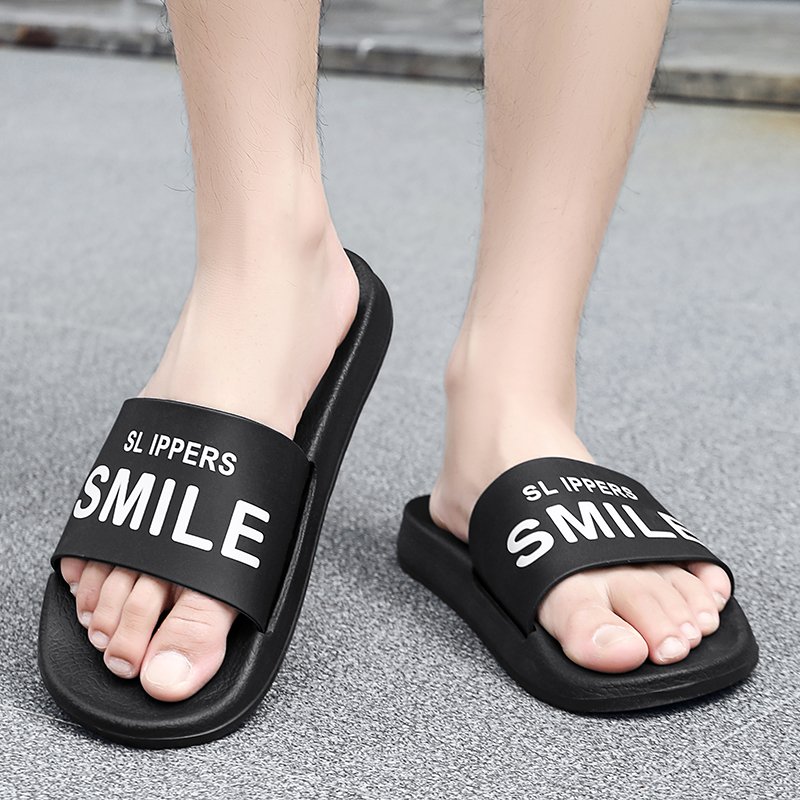 Hot Sale Summer Lightweight Men's Slides Slippers Quick-Drying Soft Anti-Slippery Home Sandals Fashion Style Insole Beach