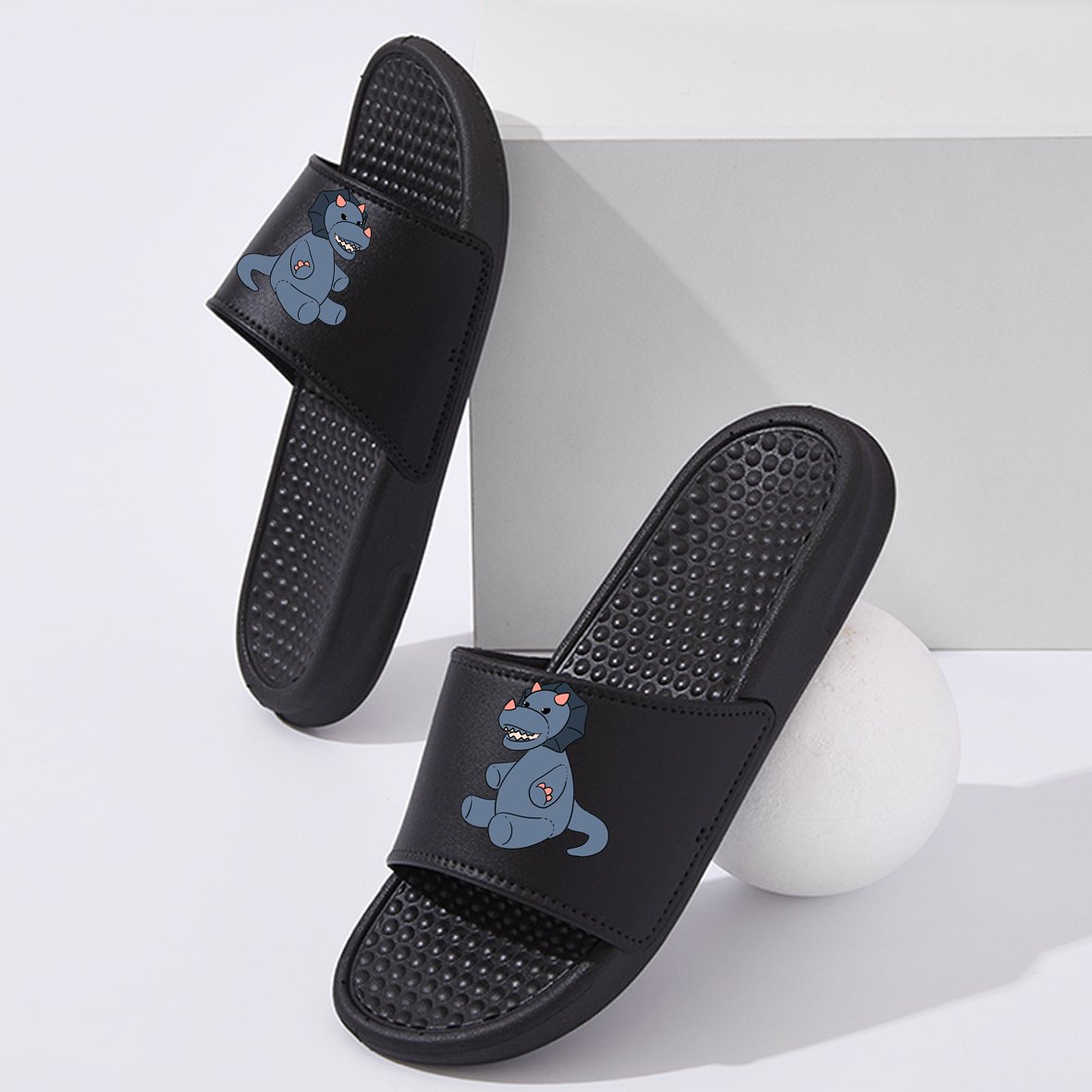 2024 Cheap Wholesale slide slippers Ladies printed 3D brand Custom logo Flip Flops Rubber personalized slipper For Women