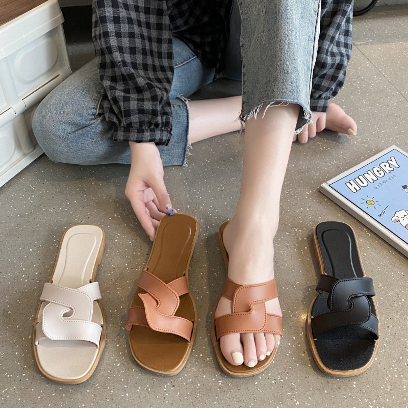 Summer Slippers Women Flat Luxury Outdoor Beach Flip Flops Female Sandals Trend Brand Design Slides Shoes Woman