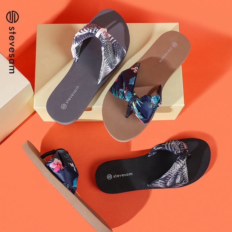 2023 Summer Fashion New Bow Flip Flops Wholesale