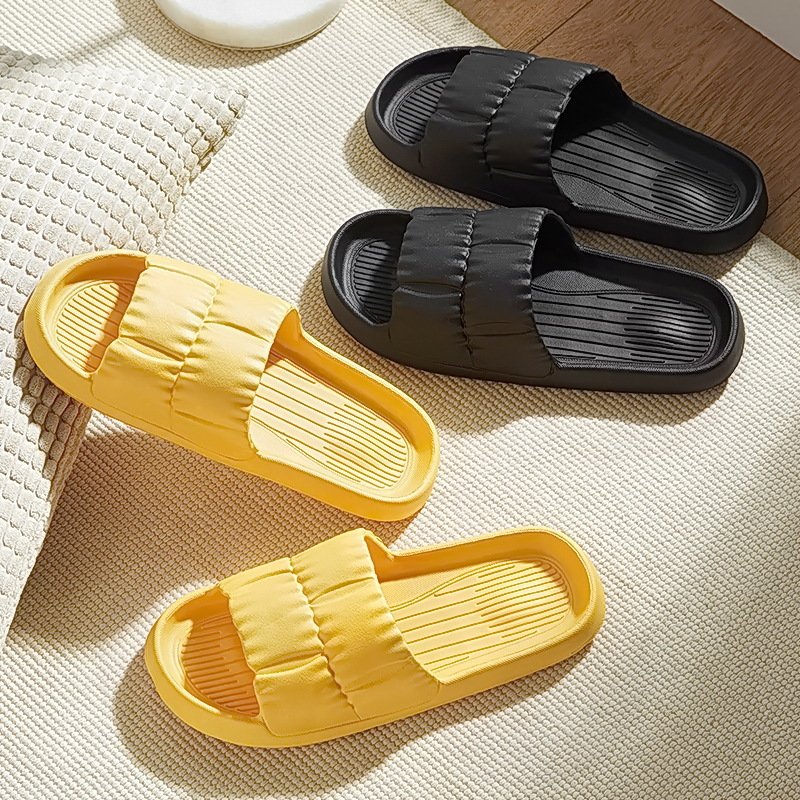 2024 Light Weight Anti-slip Women Sandals Soft Thick Sole House Slides Pure Color Indoor Eva Slipper and Sandal Outdoor Slippers