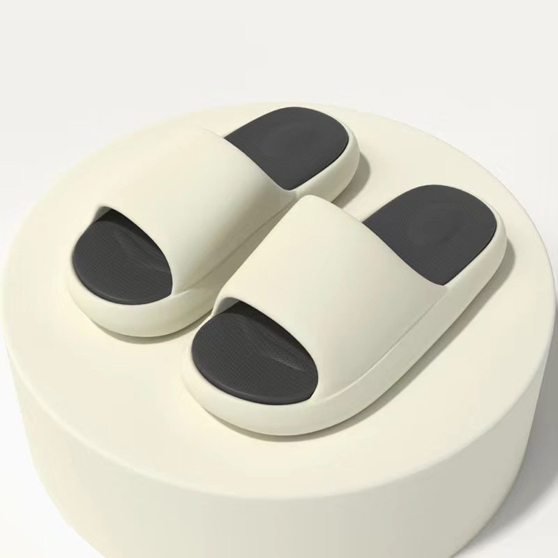 2023 Newest Style Summer 4MM Thickness Sole Indoor Anti Slip Unisex Contrast Color EVA Slides Slipper For Men