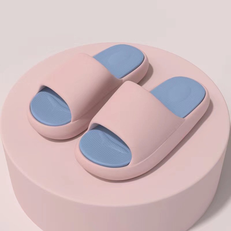 2023 Newest Style Summer 4MM Thickness Sole Indoor Anti Slip Unisex Contrast Color EVA Slides Slipper For Men