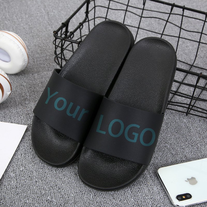 Summer Printed Slides Custom Logo PVC Slippers Beach sandals Designer Mens Slides Slipper With Logo