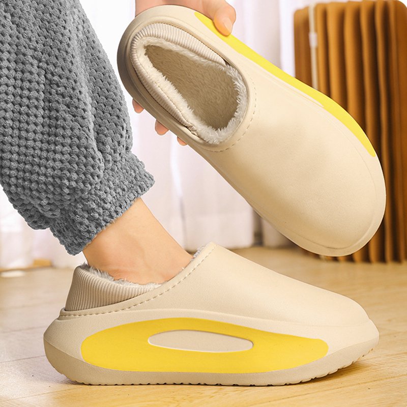 Designer Custom Logo Winter Warm Plush Slides Slippers Boots EVA Foam Footwear Waterproof Cotton Fashion Fur Slipper Shoes