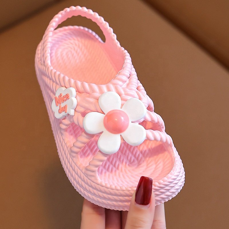 Footwear wholesale PVC Children sandal Summer girls Slides slipper kidsBeach Sandals Shoes
