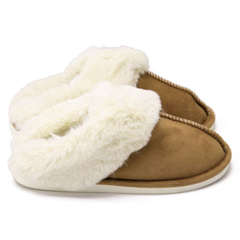 Winter fashion new slippers women fur furry warmers good house slide slippers for cold weather